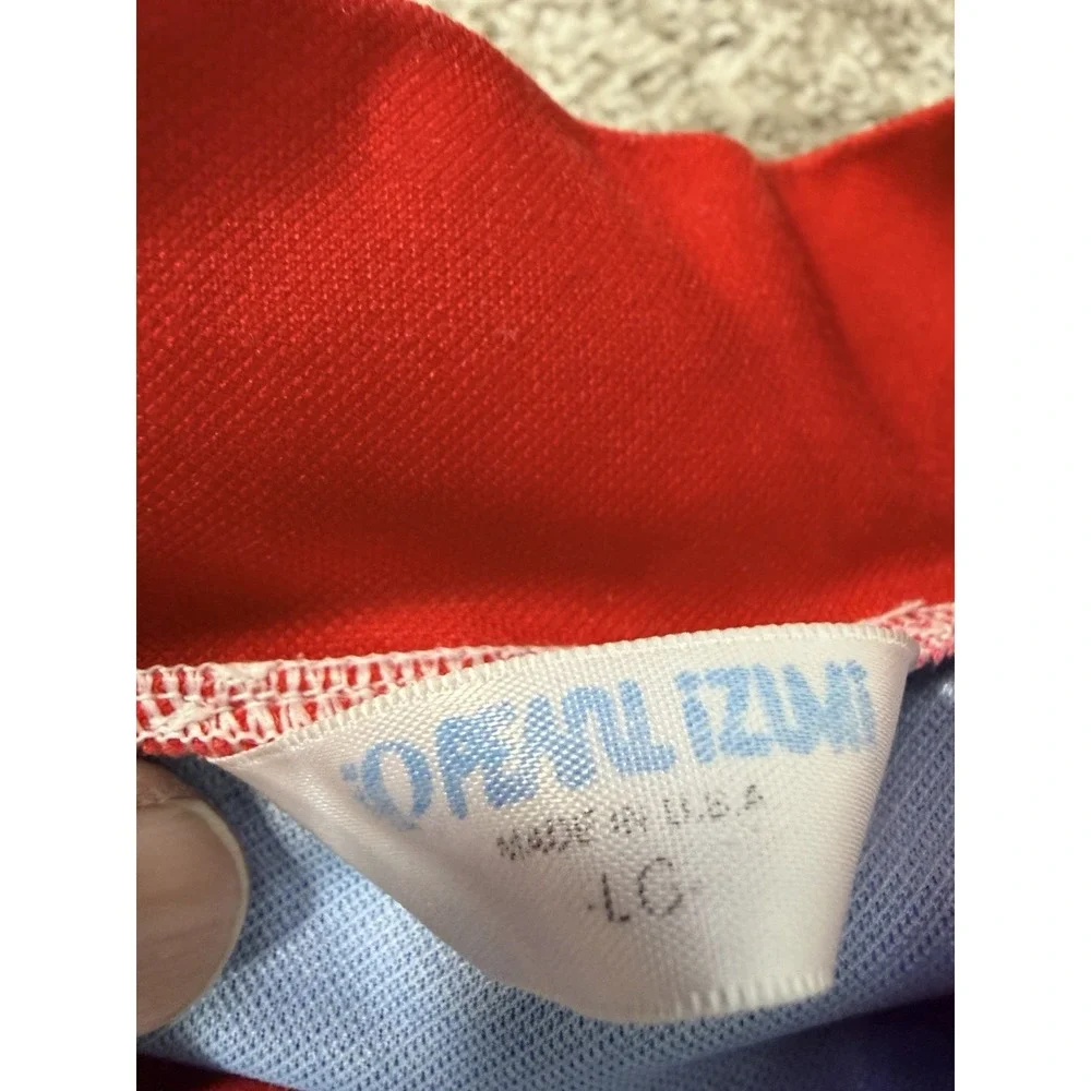 VTG Pearl Izumi Cycling Jersey Men's Medium USPS Trek Lance Armstrong 3/4 Zip FS - Picture 3 of 6
